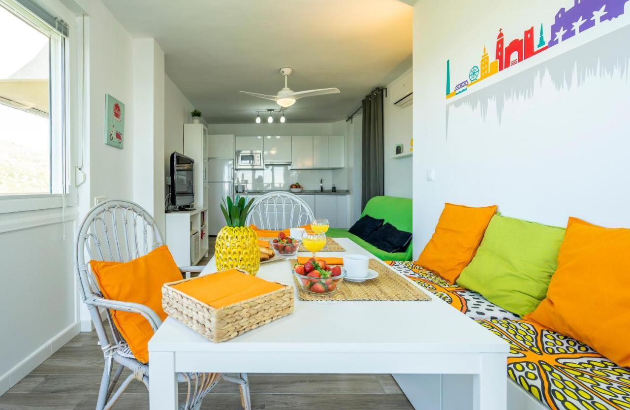 Wintowinrentals Sunny Side, Pool, Wifi & Sea View Benajarafe Exterior foto